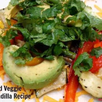 grilled veggie quesadilla recipe
