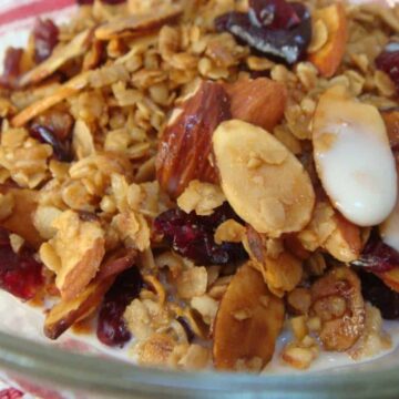 Almond Cranberry Maple Granola