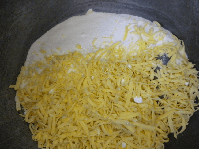 homemade laundry detergent mixture