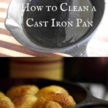 How to Clean a Cast Iron Pan by drkarenslee