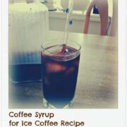 coffee syrup