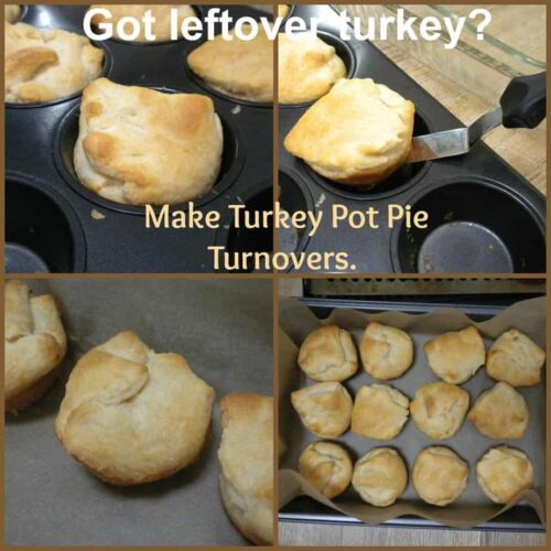 turkey pot pie turnovers