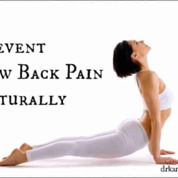 prevent low back pain by Dr. Karen Lee