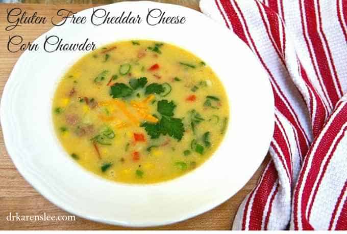 Gluten Free Cheddar Cheese Corn Chowder