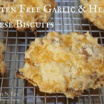 Gluten Free Garlic & Herb Cheese Biscuits drkarenslee