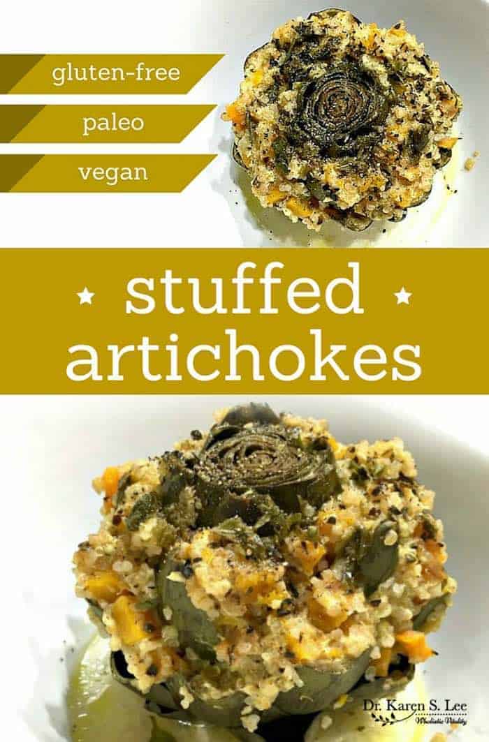 Stuffed Artichokes [GlutenFree, Vegan, Paleo]