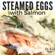 Steamed Eggs with Salmon