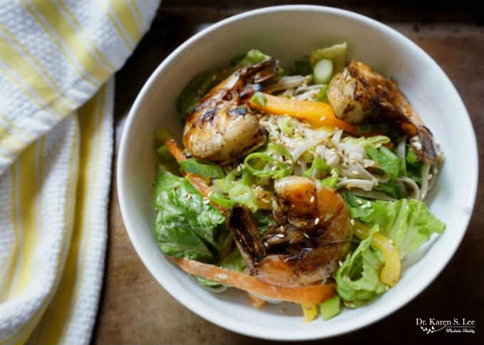 Gluten Free Soba Salad with Shrimp