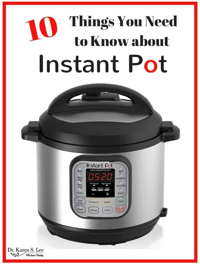 Ten Things You Need to Know about Instant Pot sign