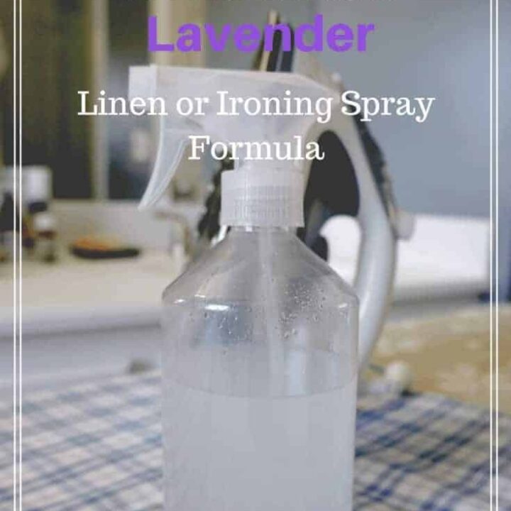 Homemade Linen or Ironing Spray Formula Dr. Karen S. Lee