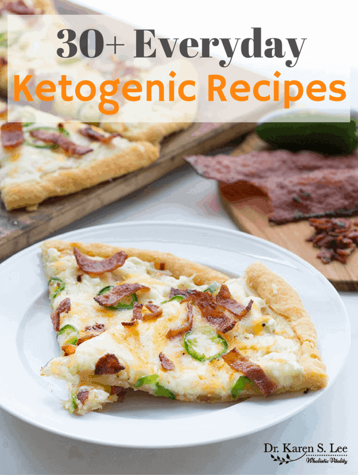 Ketogenic pizza on white plate
