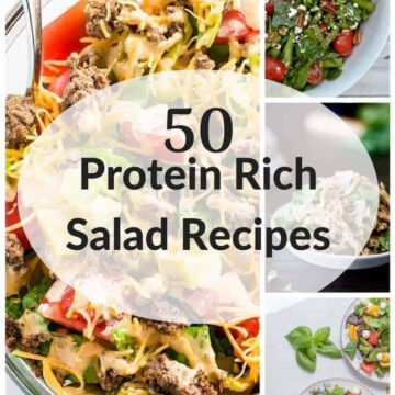 protein rich salad recipes