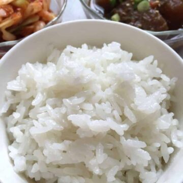 white rice in a bowl